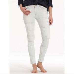 Frame Denim Jeans Patch Panel Patchwork Le Skinny De Jeanne Jeans H